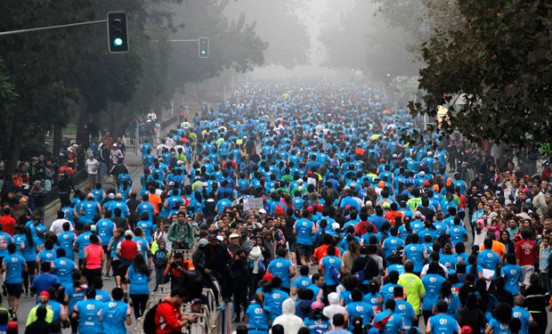 La maratón de Santiago